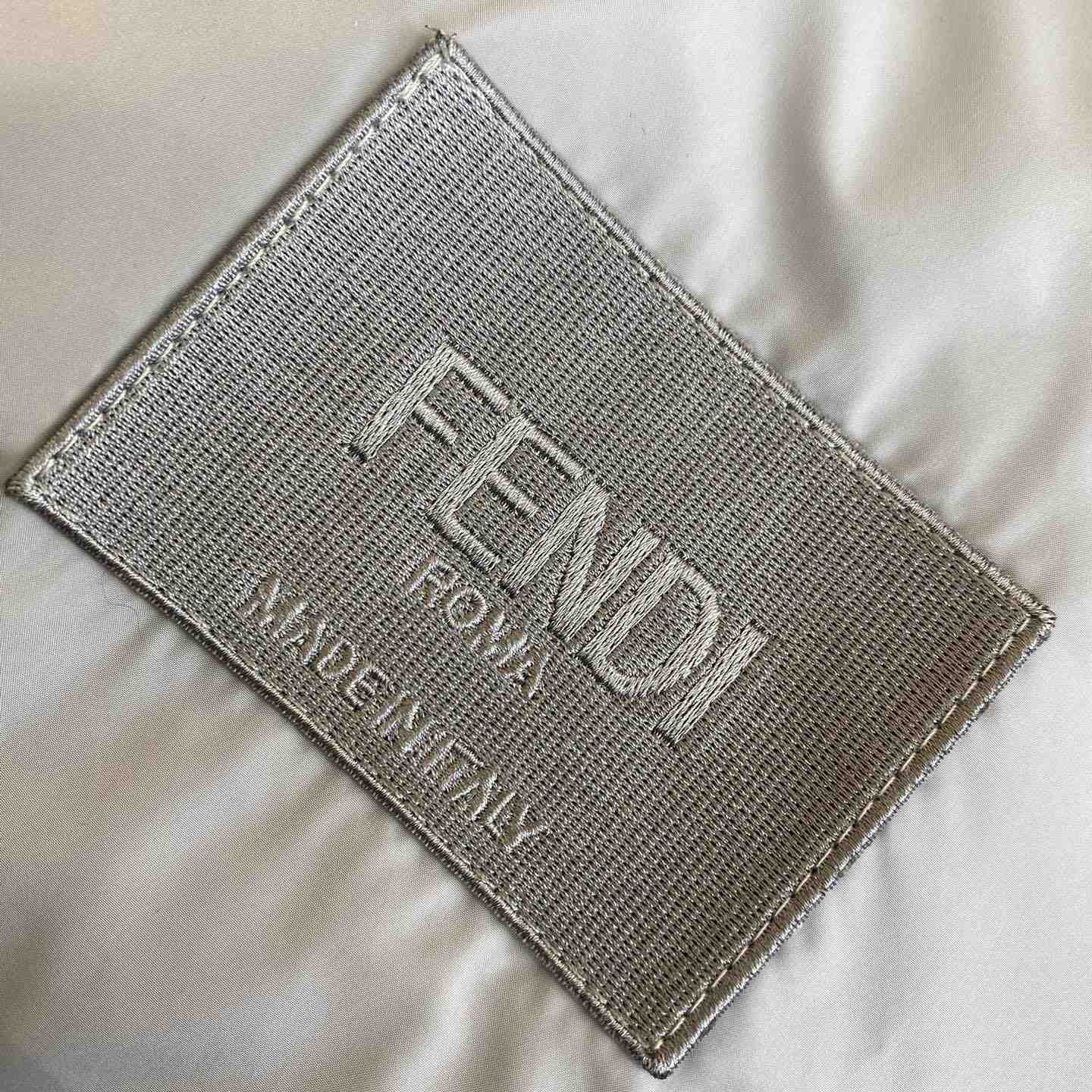 Fendi Windbreaker White Nylon Windbreaker Jacket - DesignerGu