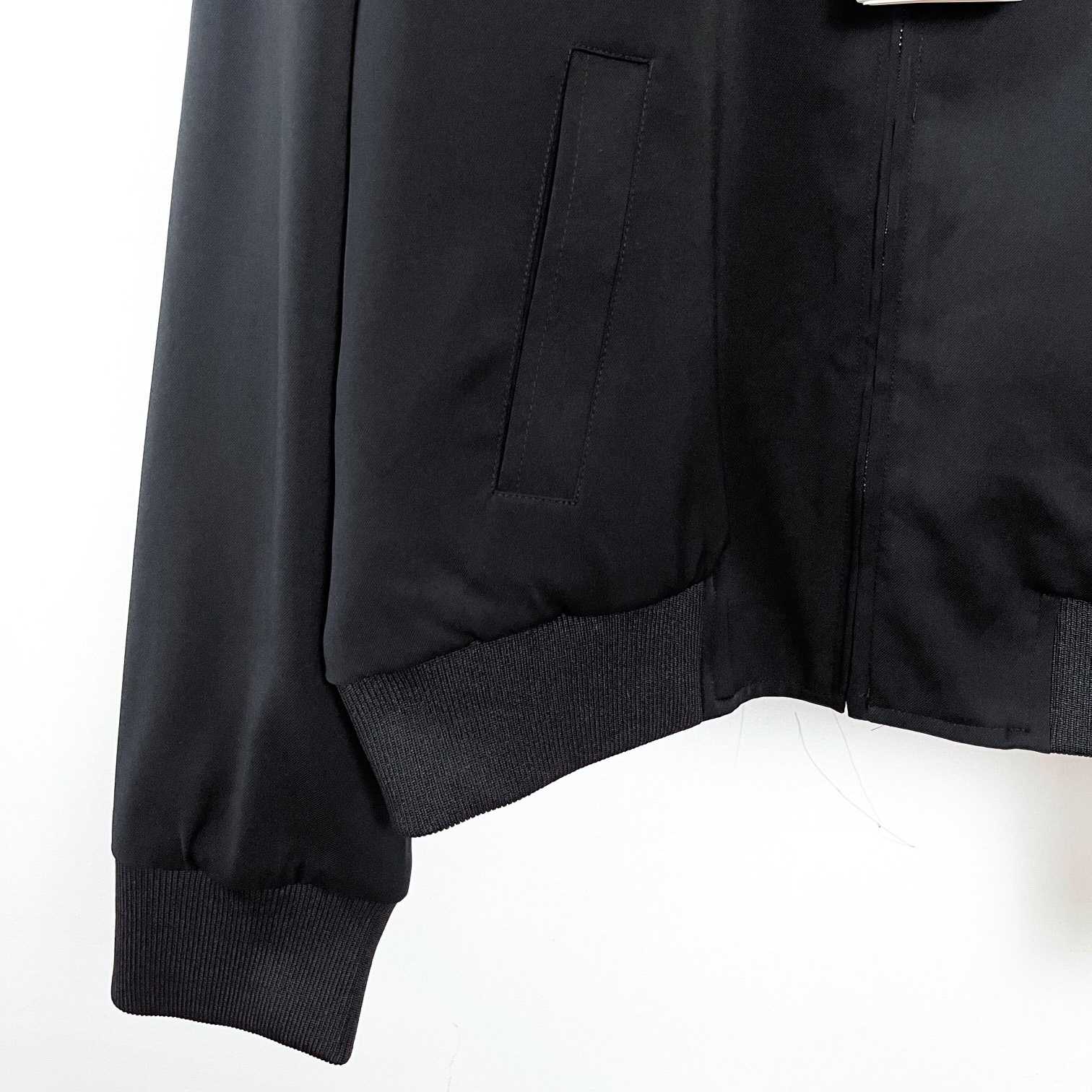 Celine Triomphe Blouson Jacket In Rayon Twill - DesignerGu