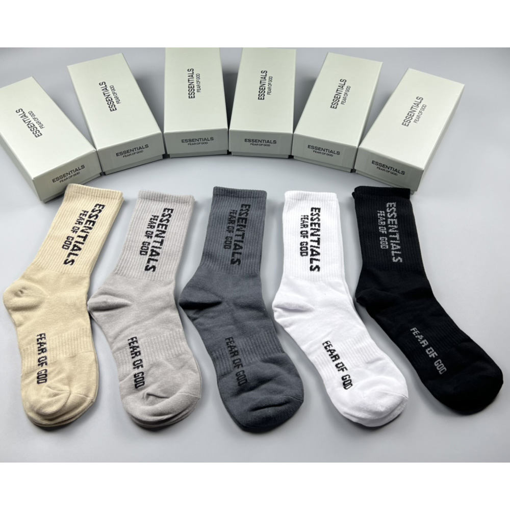 Fear Of God Essential FG Socks /Box - DesignerGu