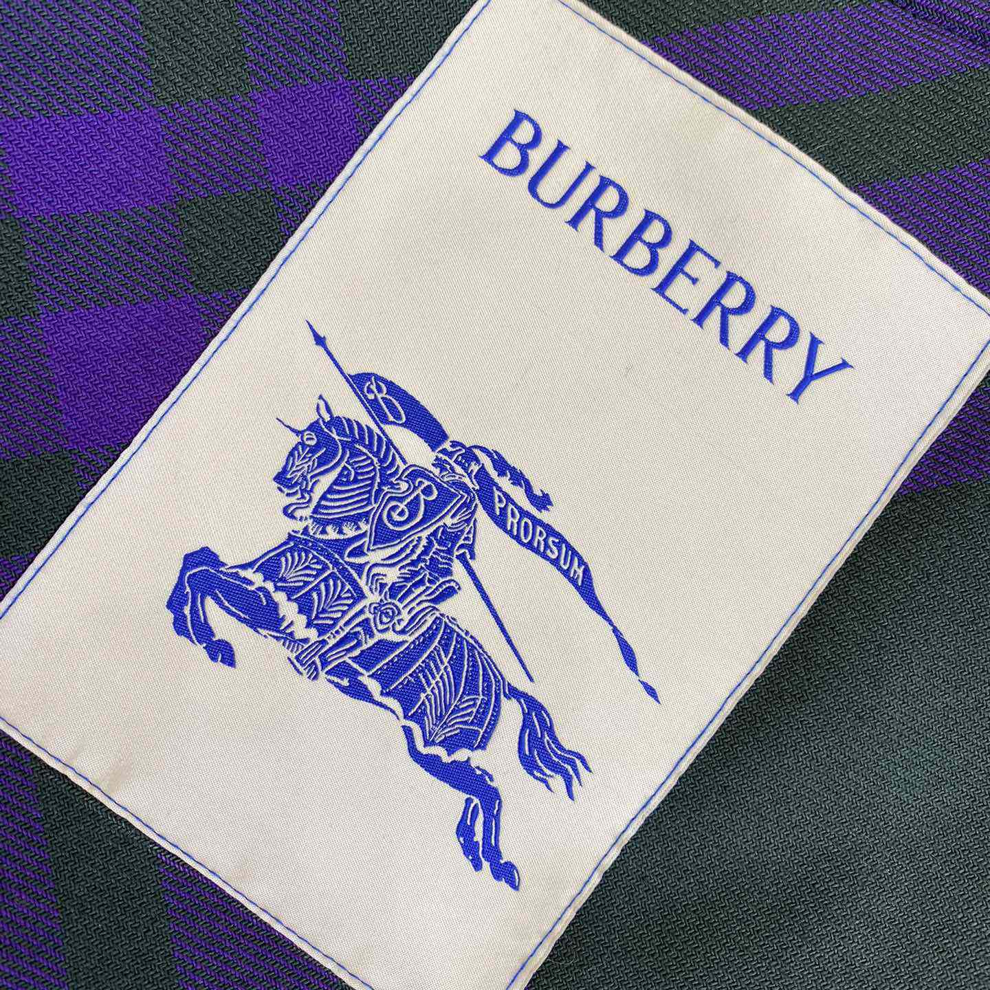 Burberry Checked-Pattern Reversible Twill Bomber Jacket - DesignerGu