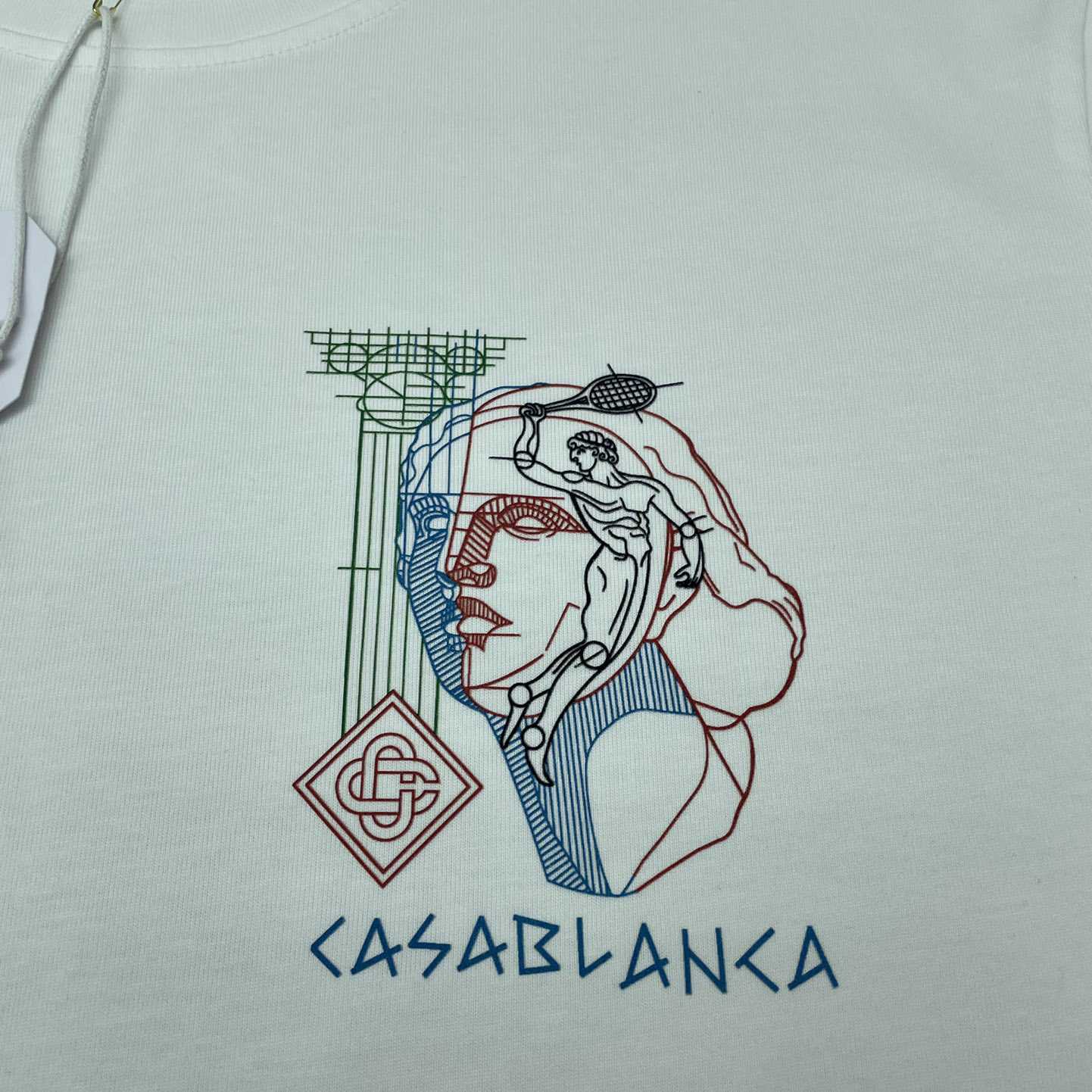 Casablanca Tennis Play In Progress T-shirt   C900 - DesignerGu