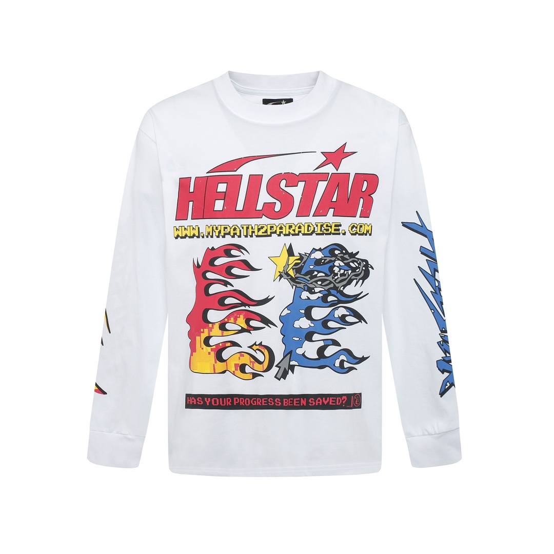 Hellstar Pixel Long Sleeve T-Shirt - DesignerGu