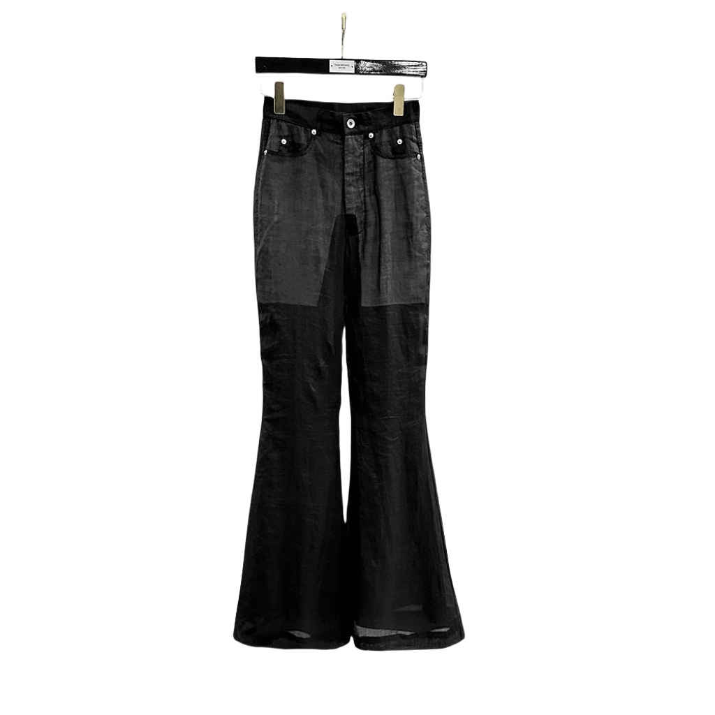 Rick Owens Bolan High-rise Bootcut Jeans - DesignerGu