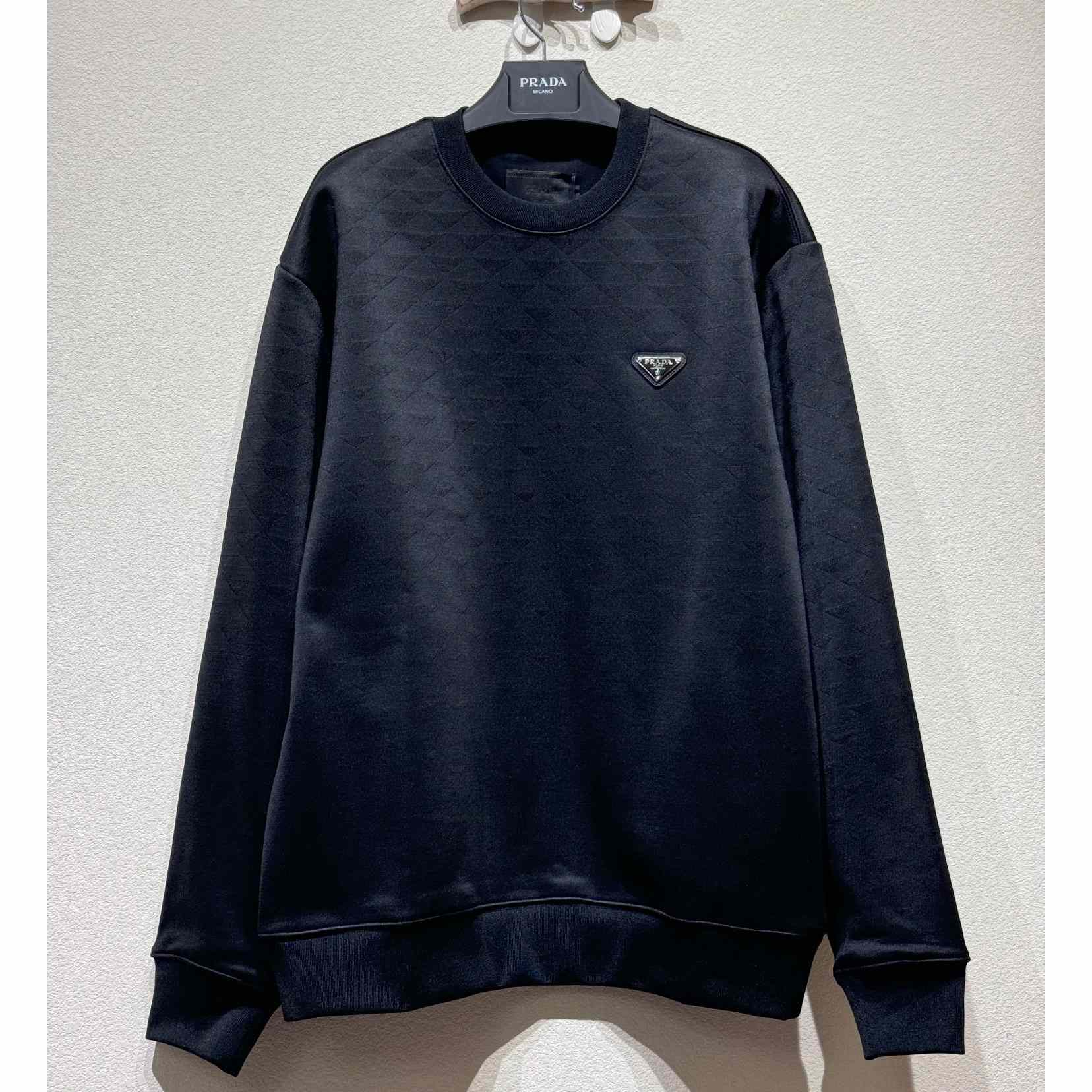 Prada Technical Fabric Sweatshirt - DesignerGu