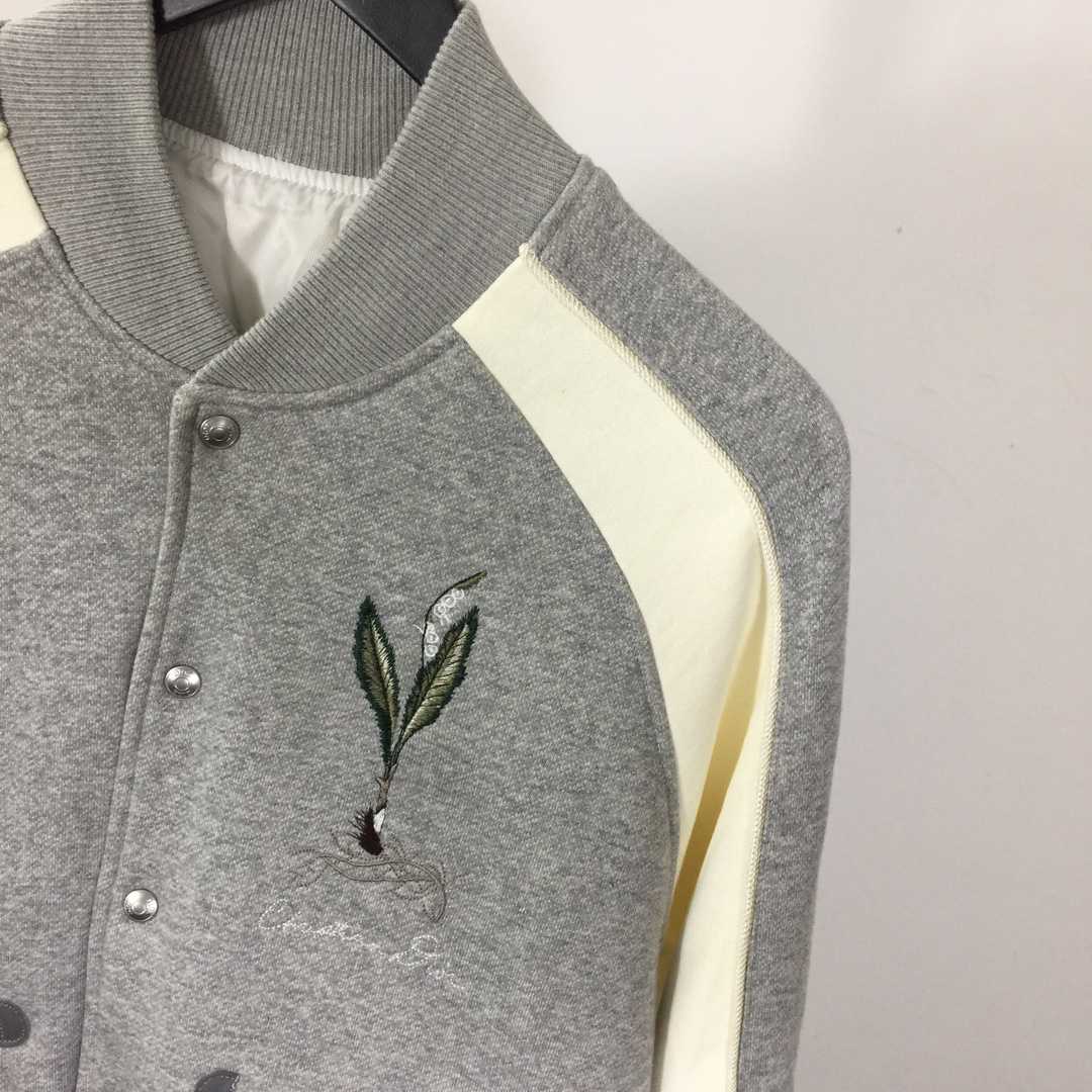 Dior Lily of the Valley Varsity Jacket - DesignerGu