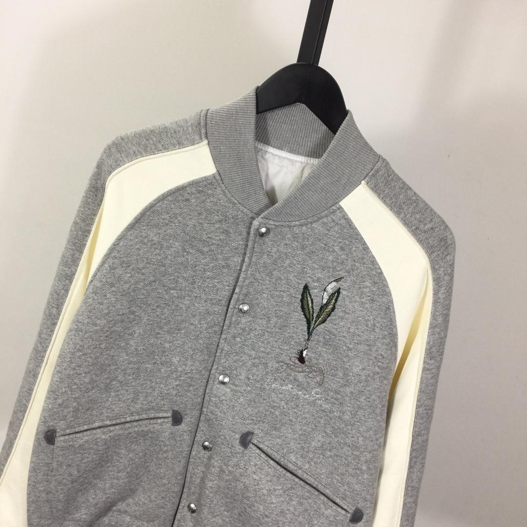 Dior Lily of the Valley Varsity Jacket - DesignerGu