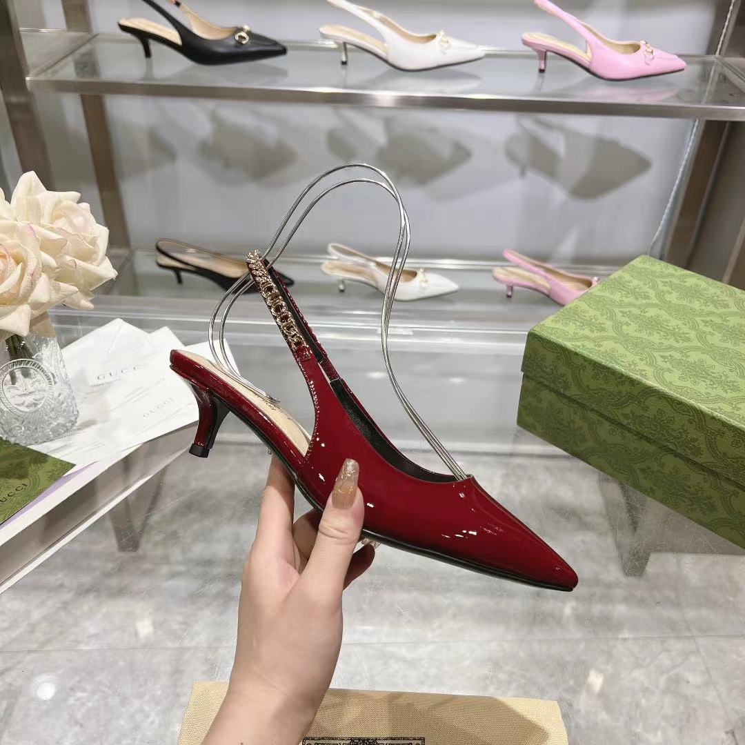 Gucci Signoria Slingback Pump - DesignerGu