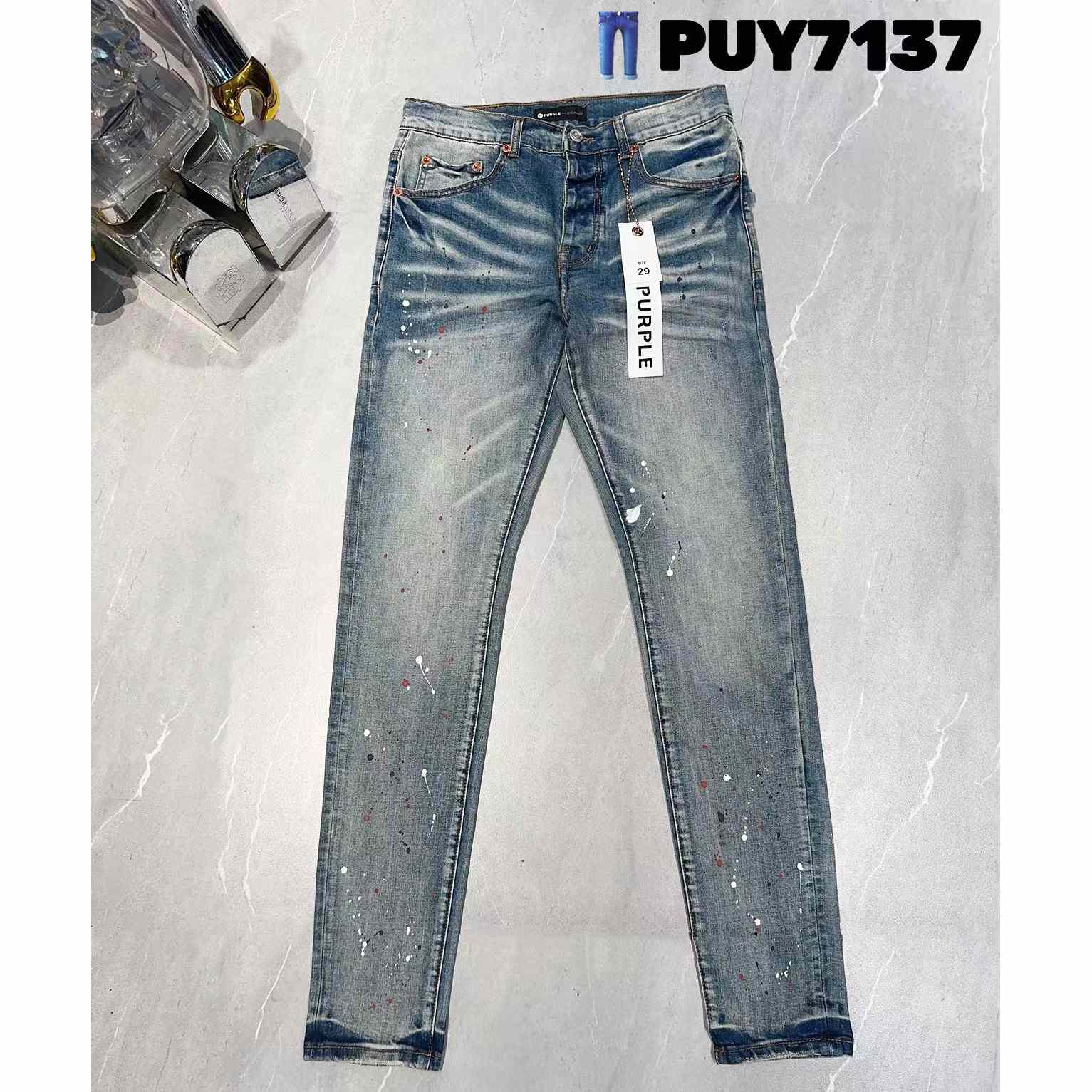 Purple-Brand Jeans   PUY7137 - DesignerGu