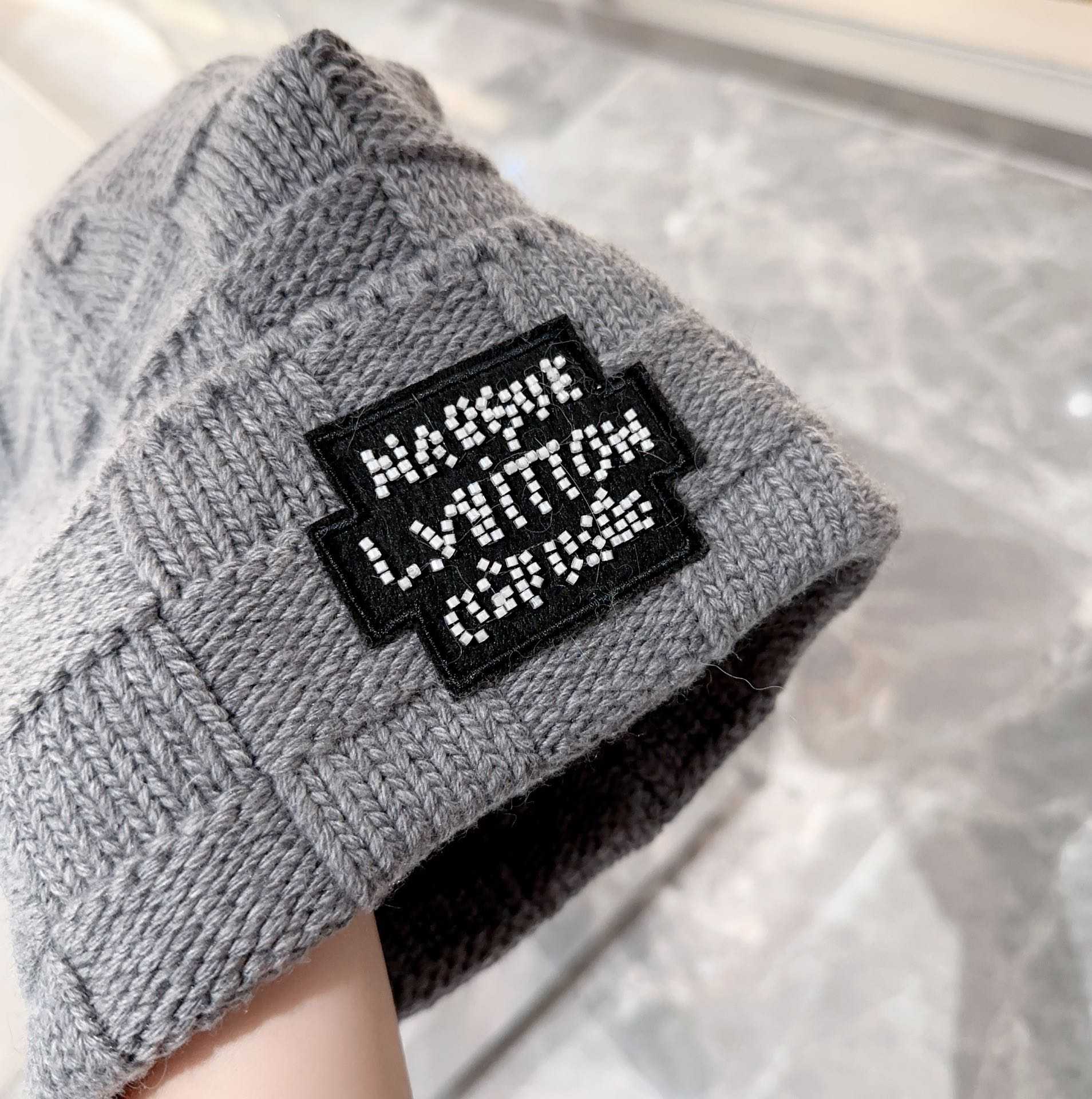 Louis Vuitton Pearls Beanie - DesignerGu