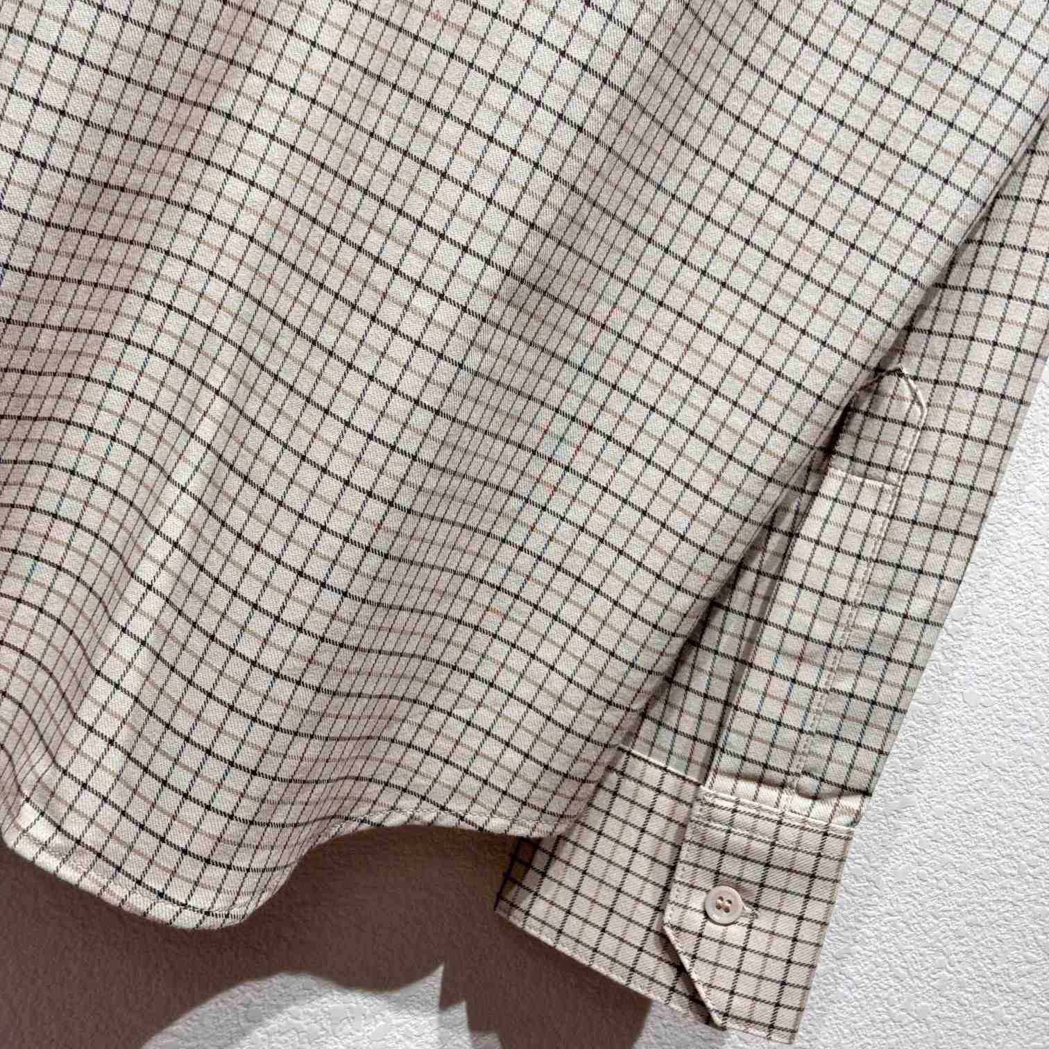 Celine Logo-Embroidered Checked Cotton Shirt - DesignerGu