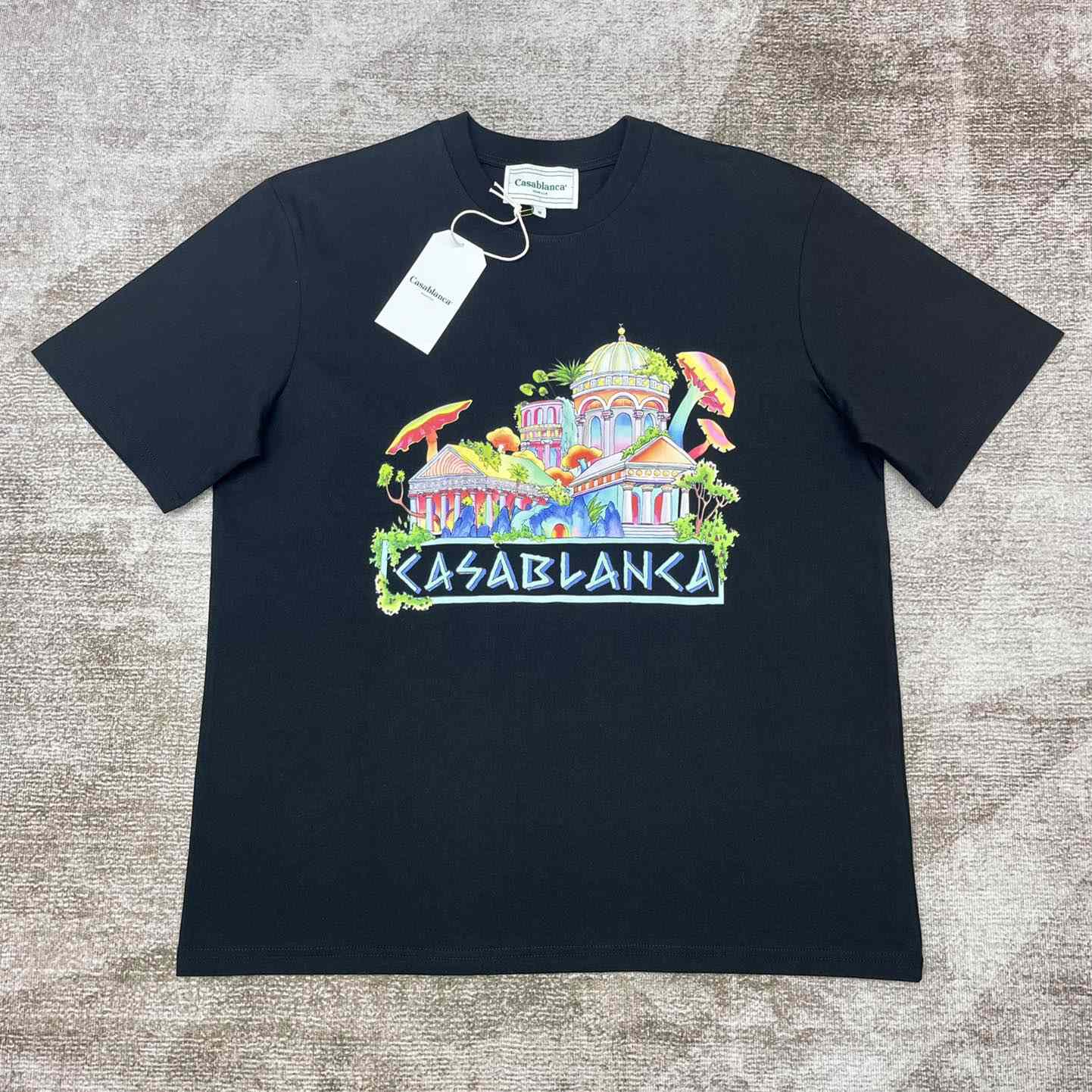 Casablanca The Road To Knowledge Printed T-shirt     C905 - DesignerGu