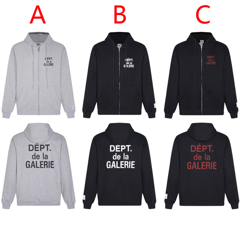 Gallery Dept. Zip-up Sweatshirt With Hood - DesignerGu