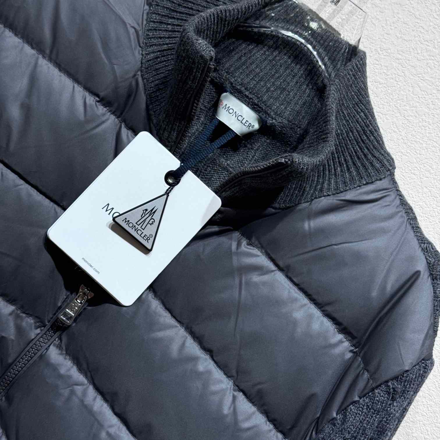 Moncler Padded Wool Zip-up Cardigan - DesignerGu