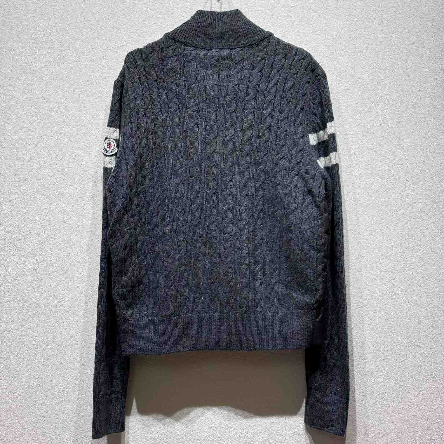 Moncler Padded Wool Zip-up Cardigan - DesignerGu