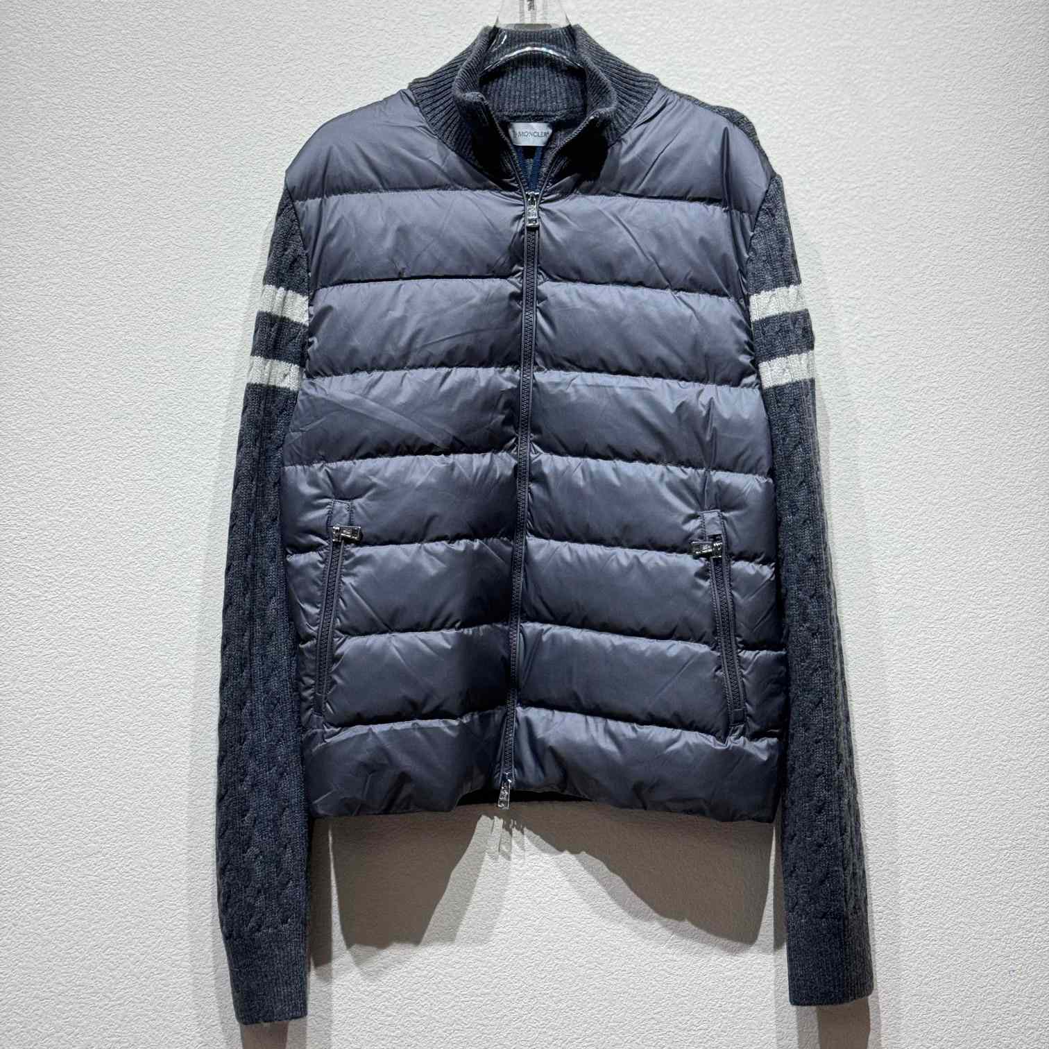 Moncler Padded Wool Zip-up Cardigan - DesignerGu