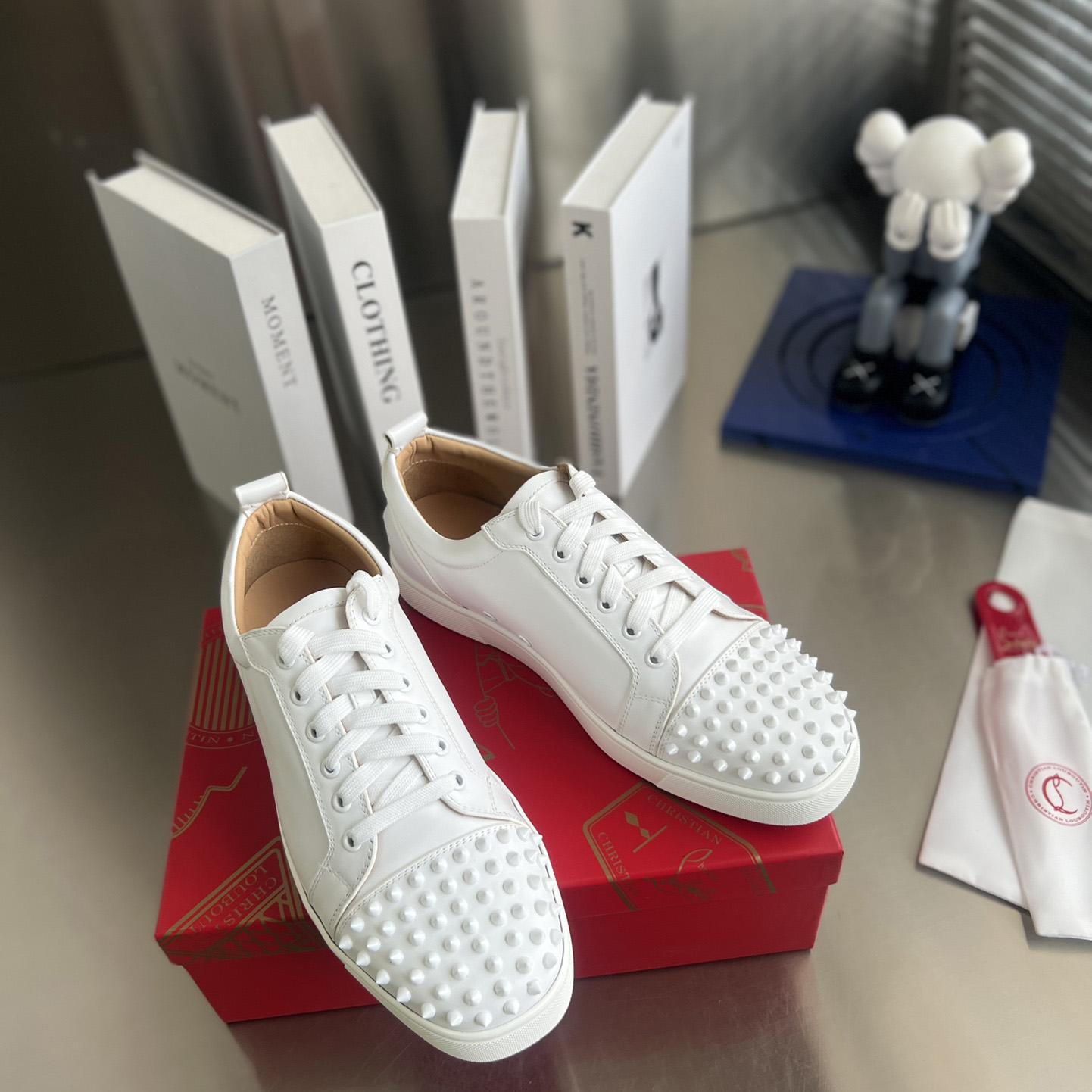 Christian Louboutin Louis Junior Spikes Sneakers - DesignerGu