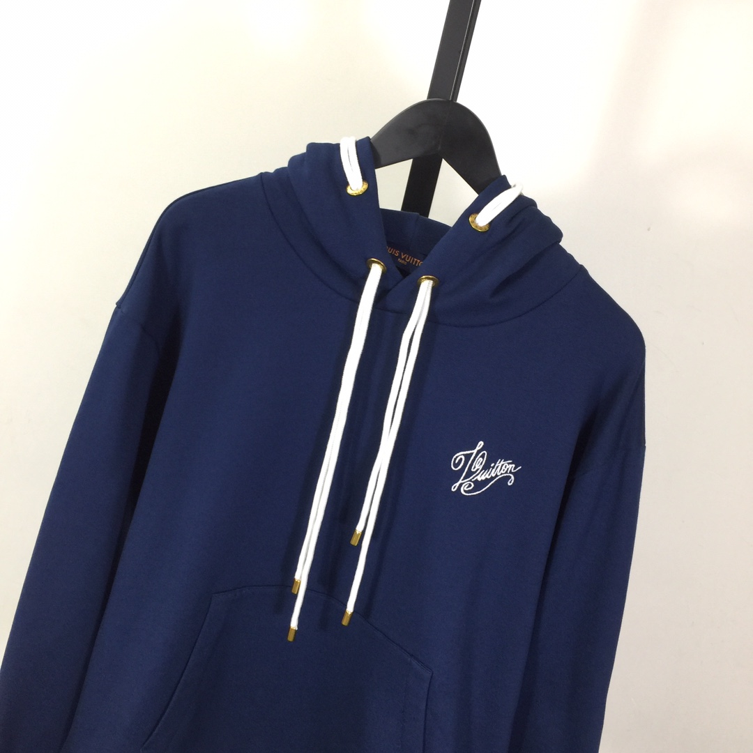 Louis Vuitton Cotton Jersey Hoodie  - DesignerGu