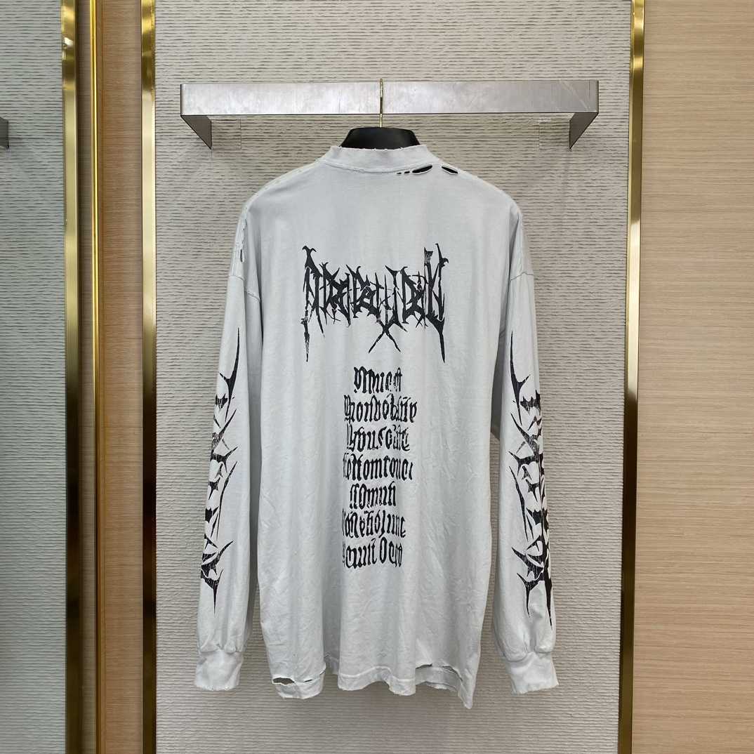 Balenciaga Long Sleeve T-Shirt  - DesignerGu