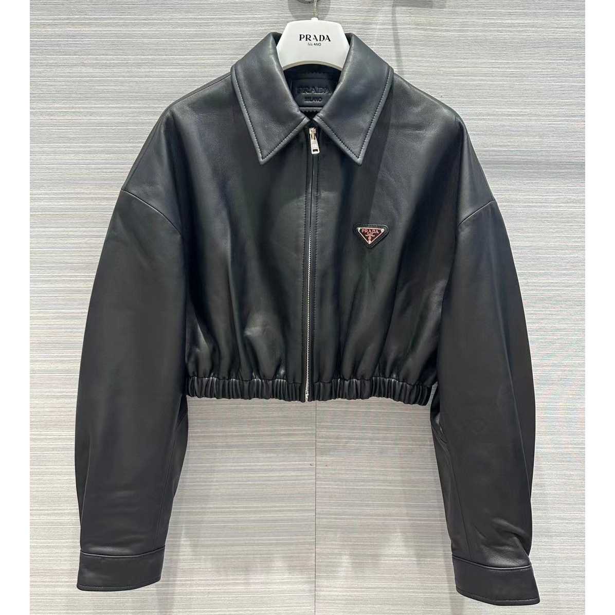 Prada Leather Jacket - DesignerGu