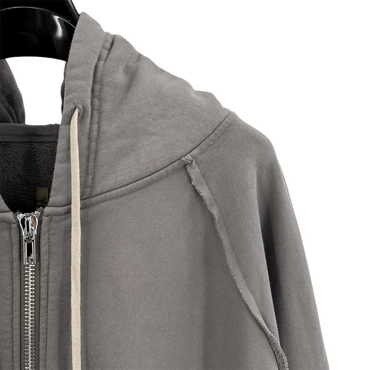 Rick Owens Cotton Zip-up Hoodie - DesignerGu