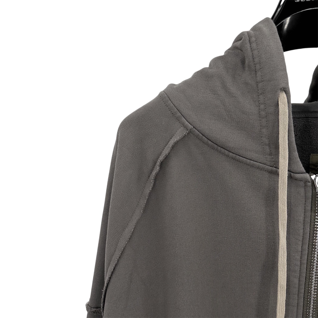 Rick Owens Cotton Zip-up Hoodie - DesignerGu