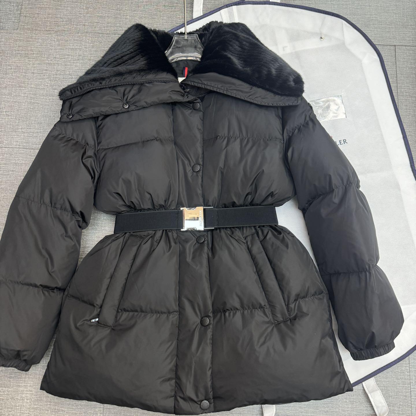 Moncler Bruneaux Long Down Jacket - DesignerGu