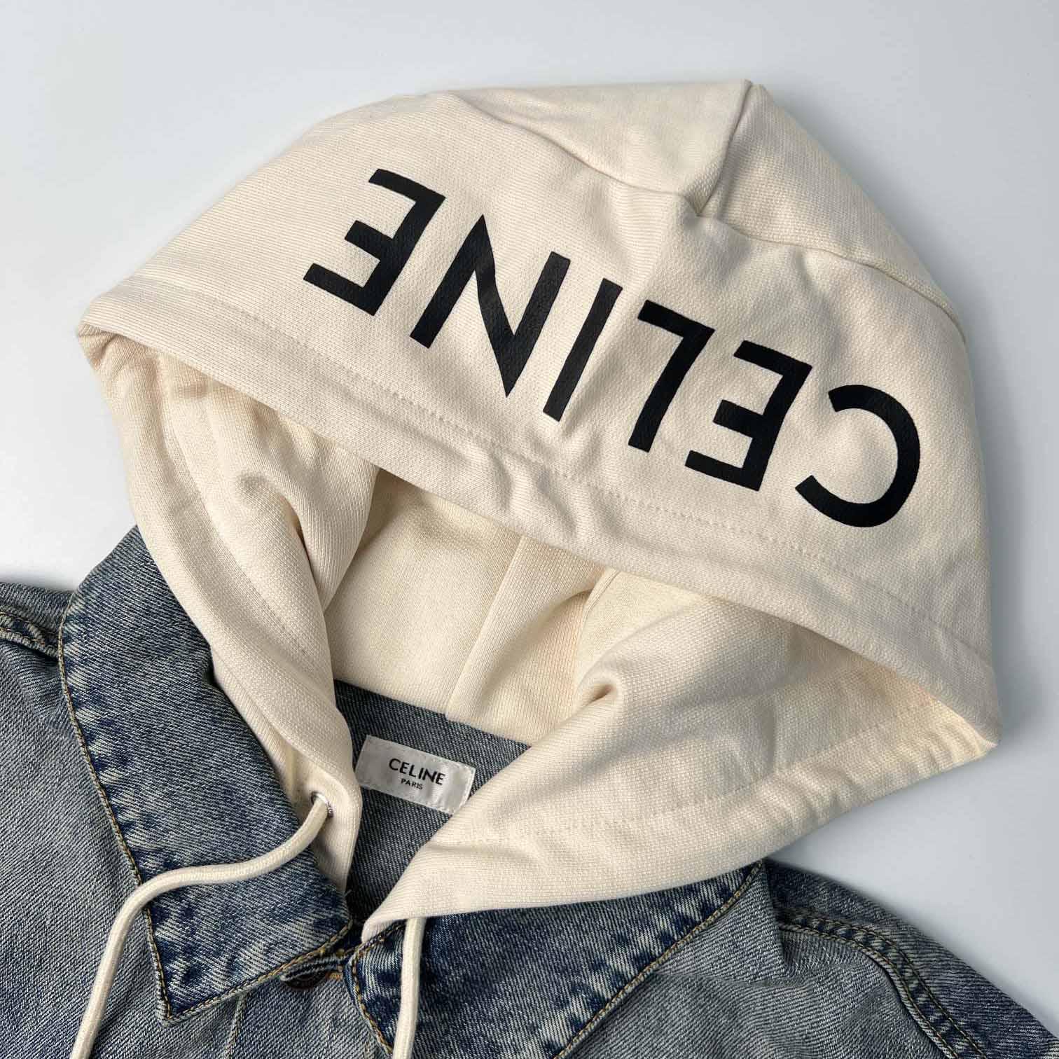 Celine Trucker Jacket In Union Wash Denim - DesignerGu