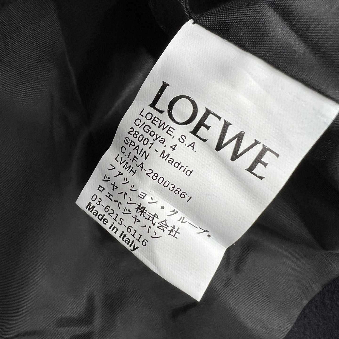 Loewe Pebble Peacoat In Wool - DesignerGu