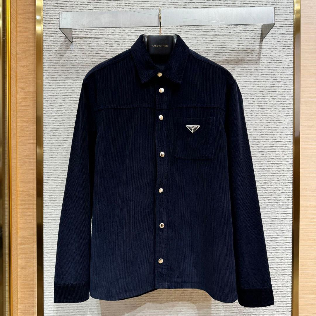 Prada Corduroy Shirt - DesignerGu