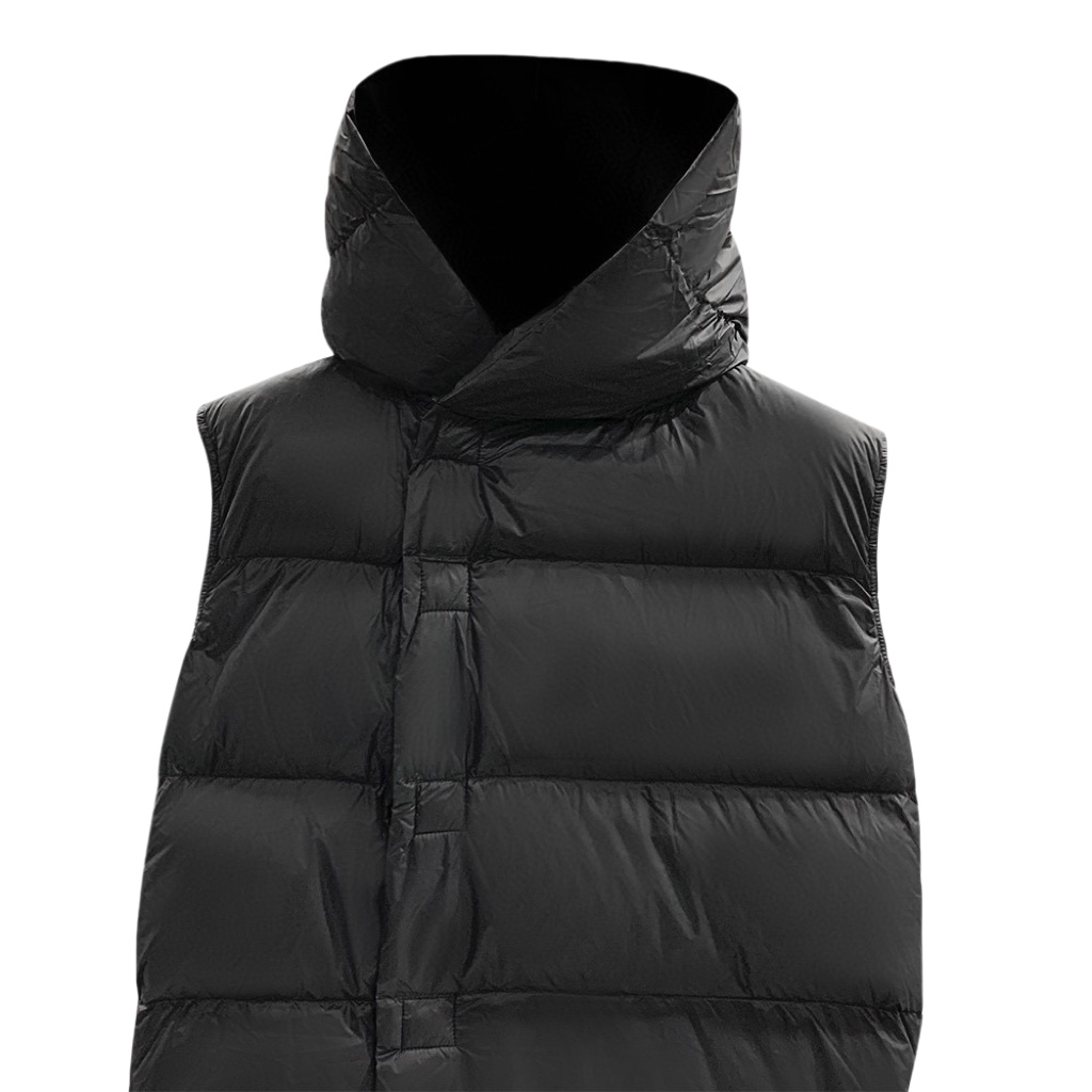 Rick Owens Women's Black Liner Down Jacket - DesignerGu