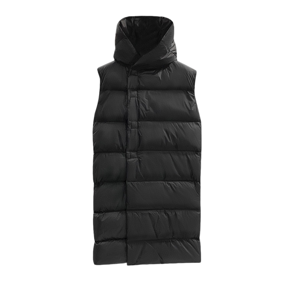 Rick Owens Women's Black Liner Down Jacket - DesignerGu