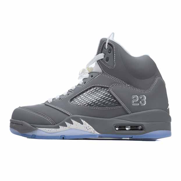 Air Jordan 5 Retro 'Wolf Grey' Sneakers     136027-005  - DesignerGu