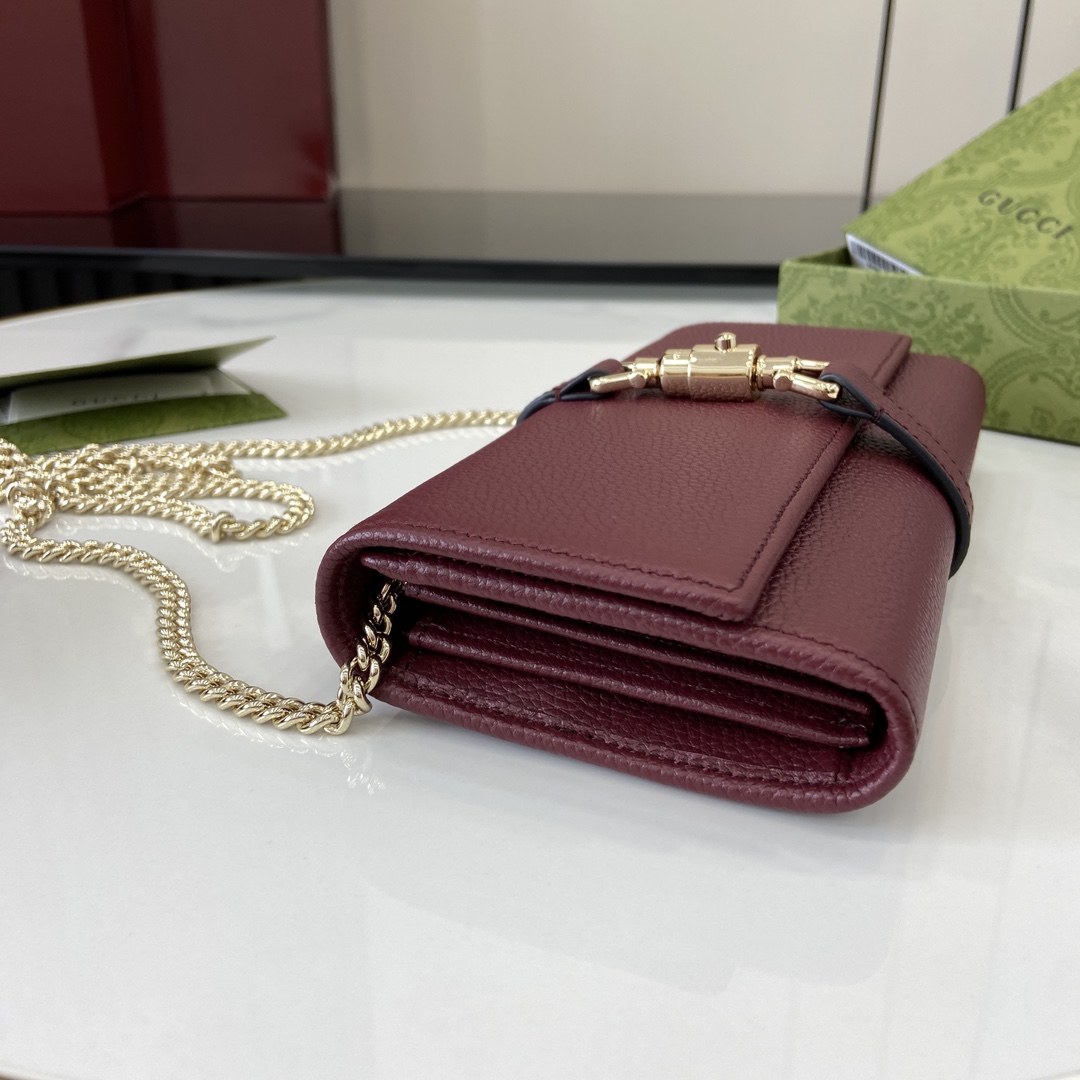 Gucci Jackie 1961 Chain Wallet - DesignerGu