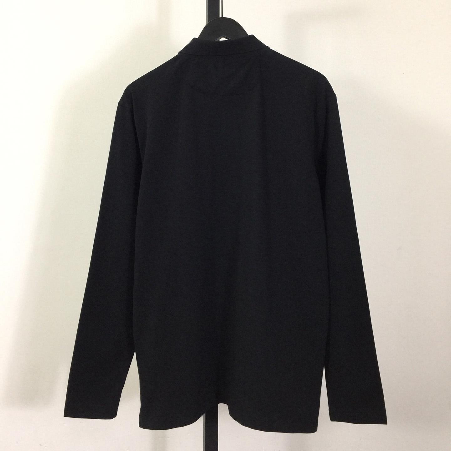 Prada Long Sleeved Polo Shirt  - DesignerGu