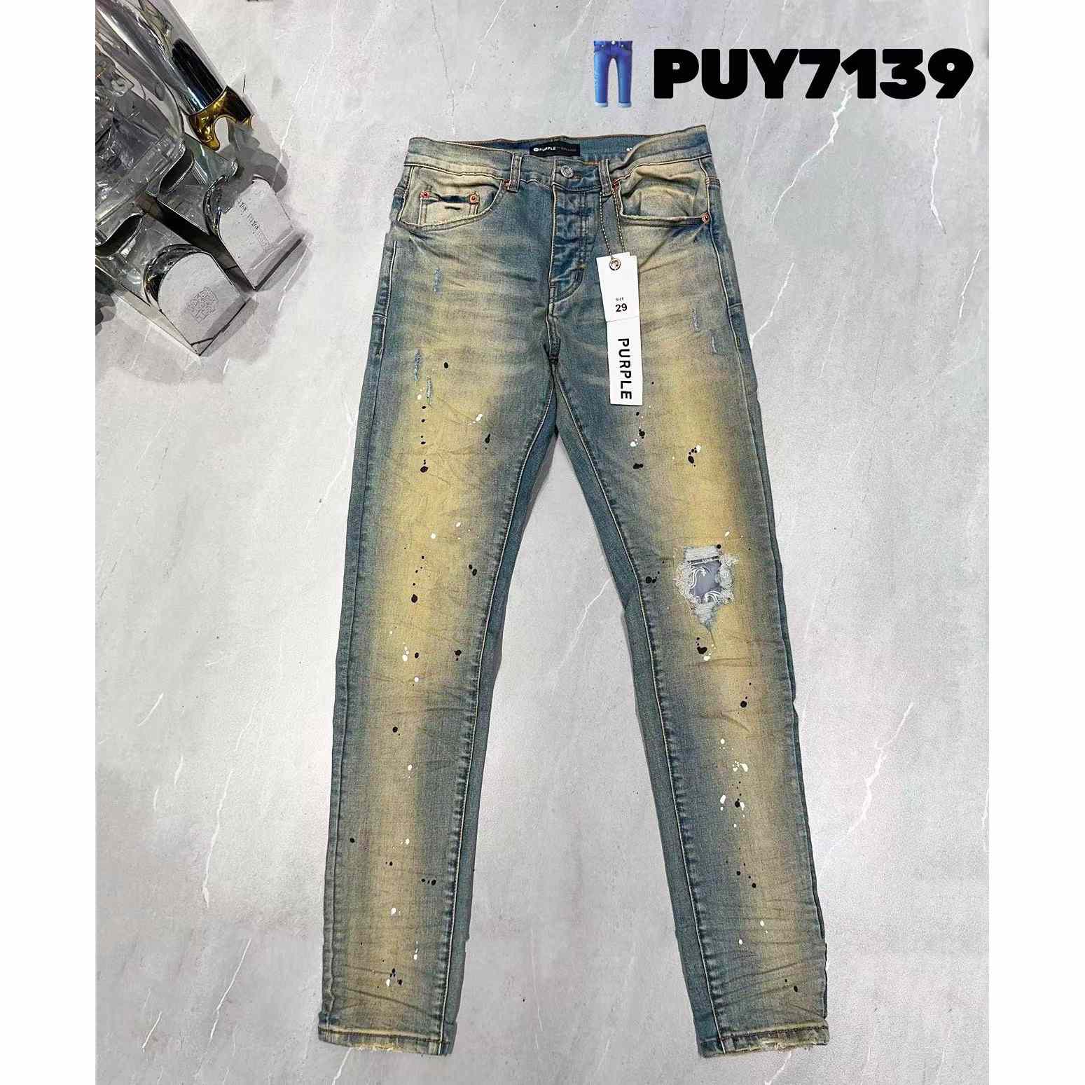 Purple-Brand Jeans   PUY7139 - DesignerGu