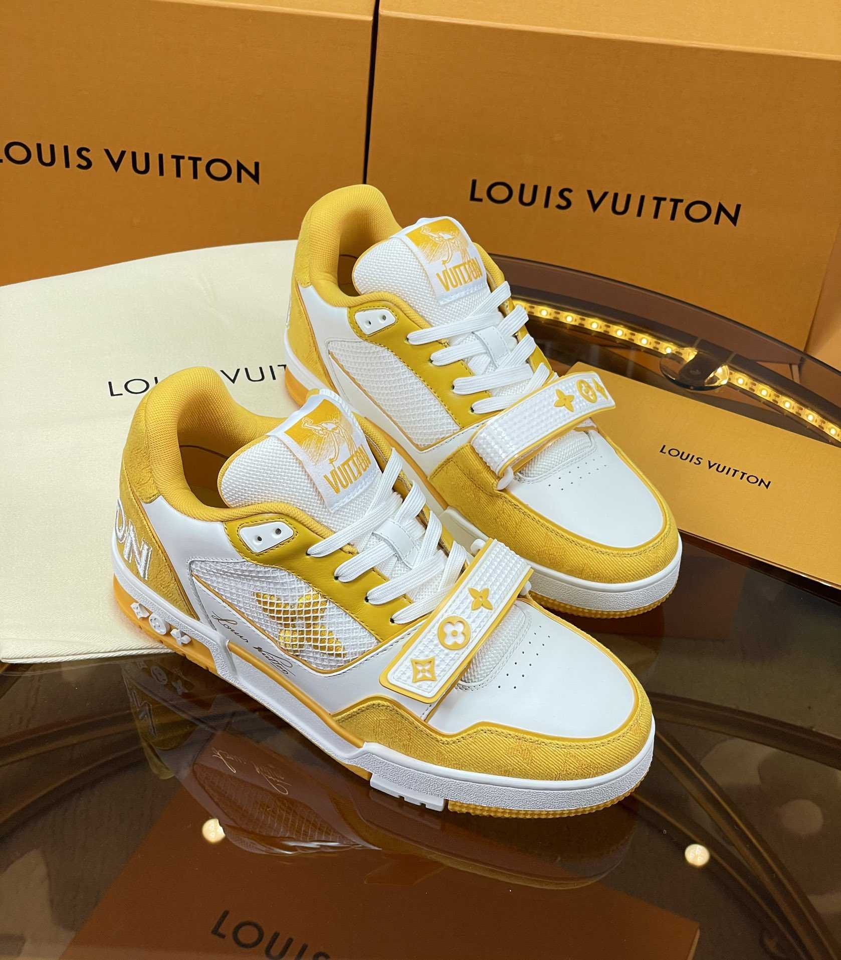 Louis Vuitton LV Trainer Sneaker     - DesignerGu