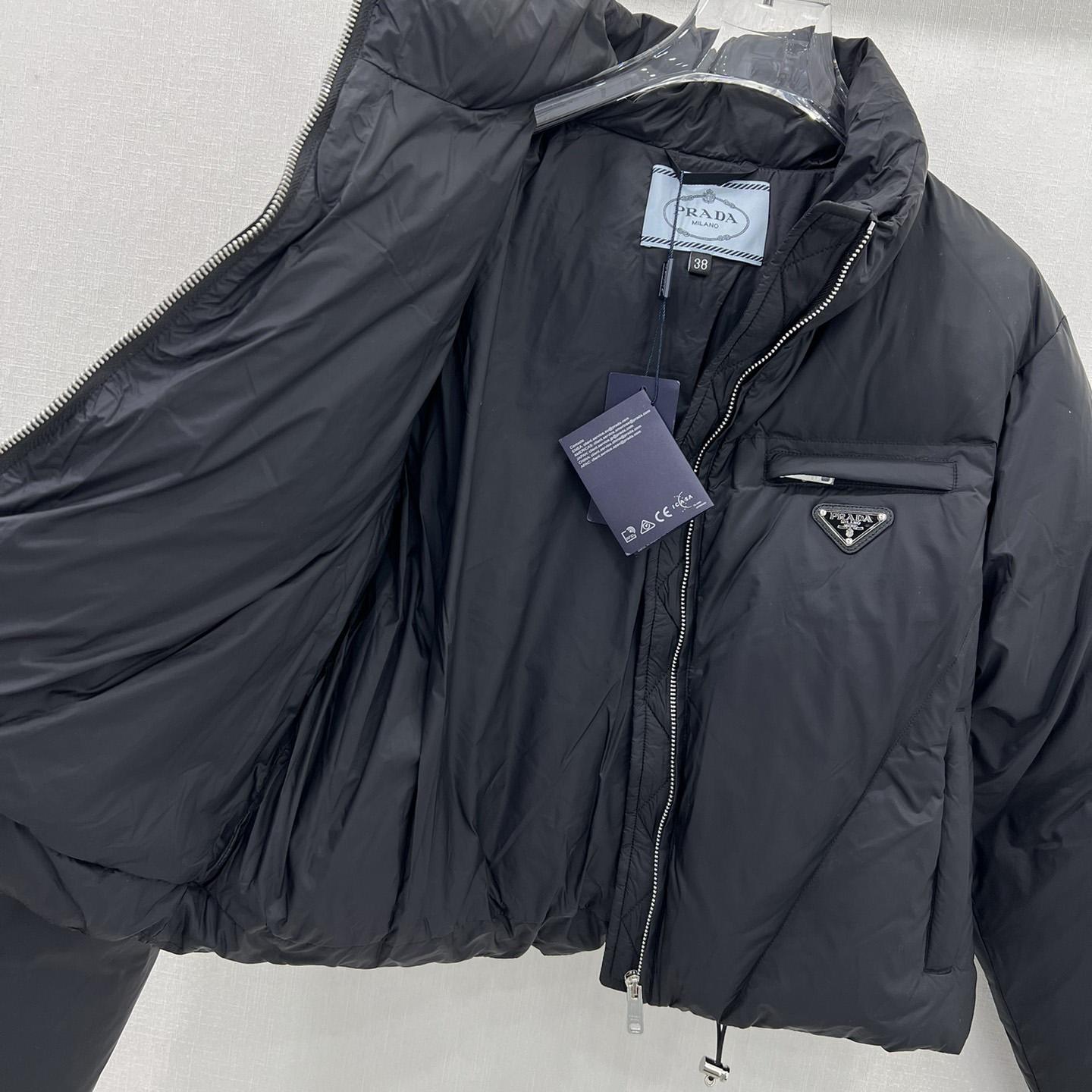 Prada Re-Nylon Gabardine Down Jacket - DesignerGu