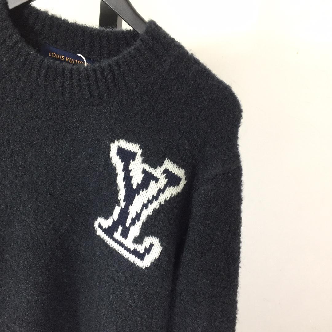 Louis Vuitton Wool Blend Crewneck  1AF335 - DesignerGu