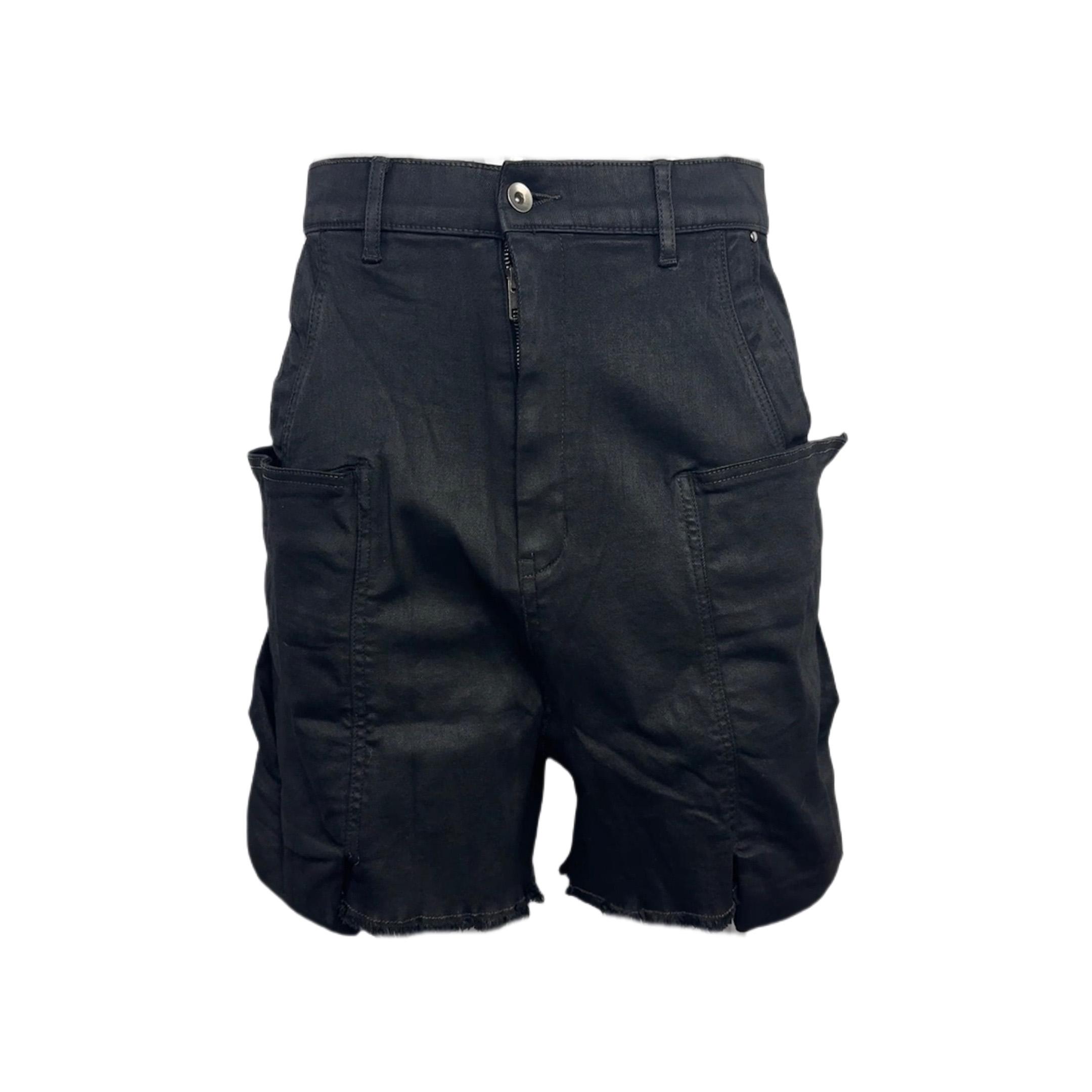 Rick Owens 'stefan' Denim Cargo Shorts - DesignerGu