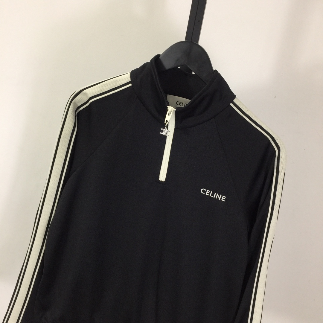 Celine Trucker Sweatshirt In Double Face Jersey - DesignerGu