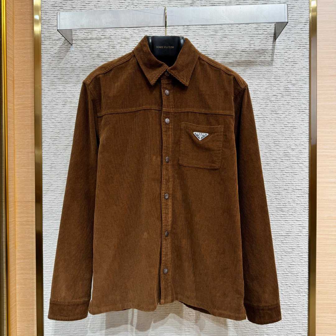 Prada Corduroy Shirt - DesignerGu