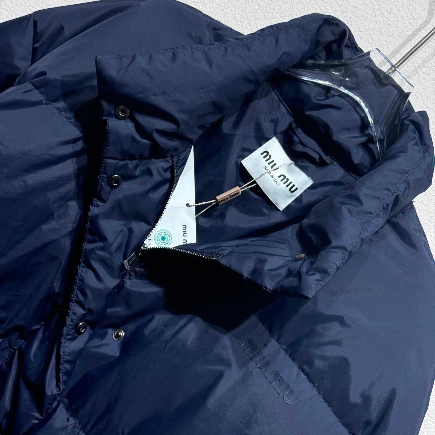 Miu Miu Technical Pongé Down Jacket - DesignerGu