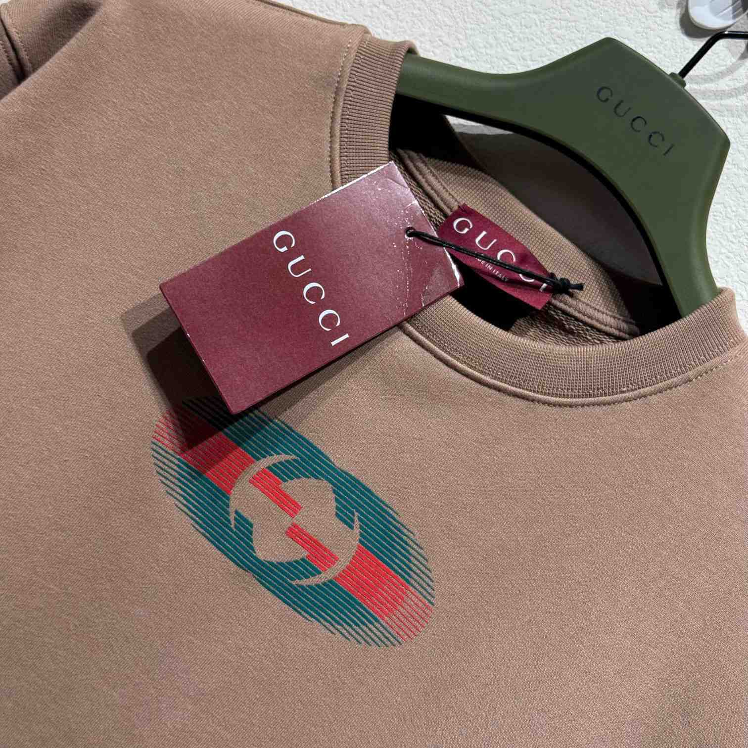 Gucci Cotton Sweatshirt With Logo - DesignerGu