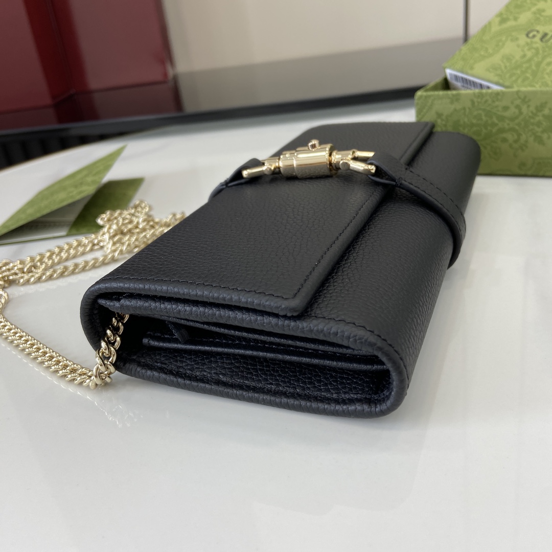 Gucci Jackie 1961 Chain Wallet - DesignerGu