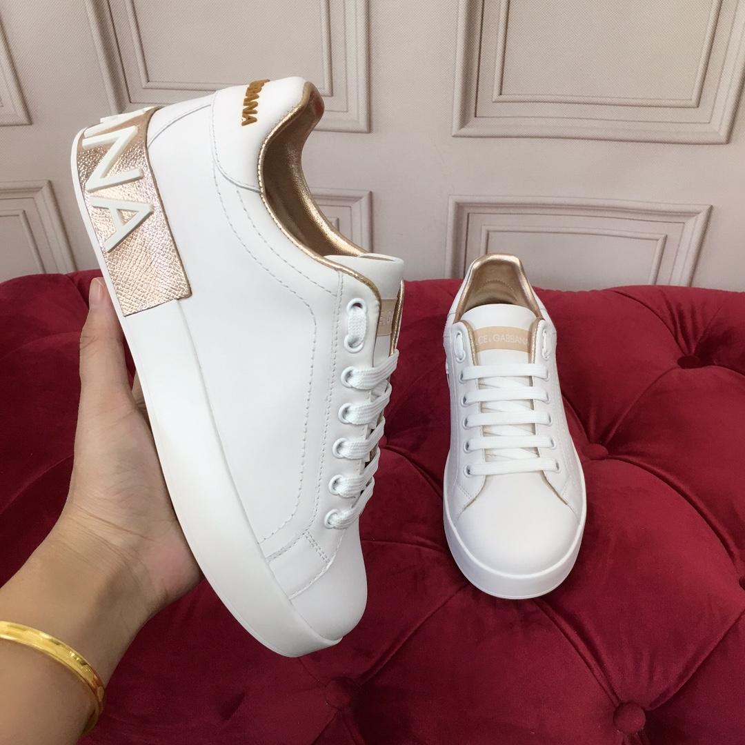 Dolce & Gabbana Calfskin Portofino Sneakers - DesignerGu