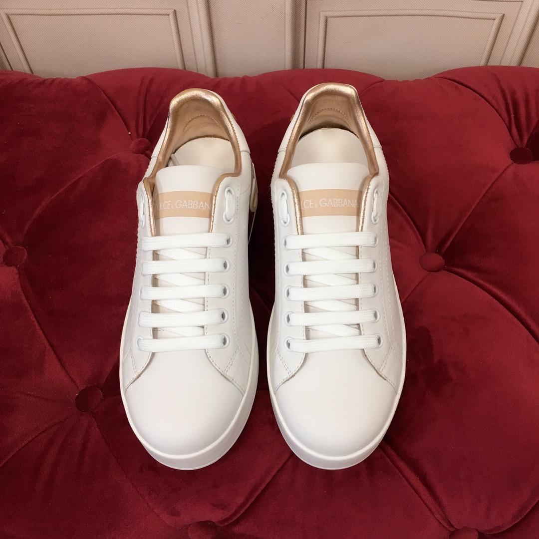 Dolce & Gabbana Calfskin Portofino Sneakers - DesignerGu