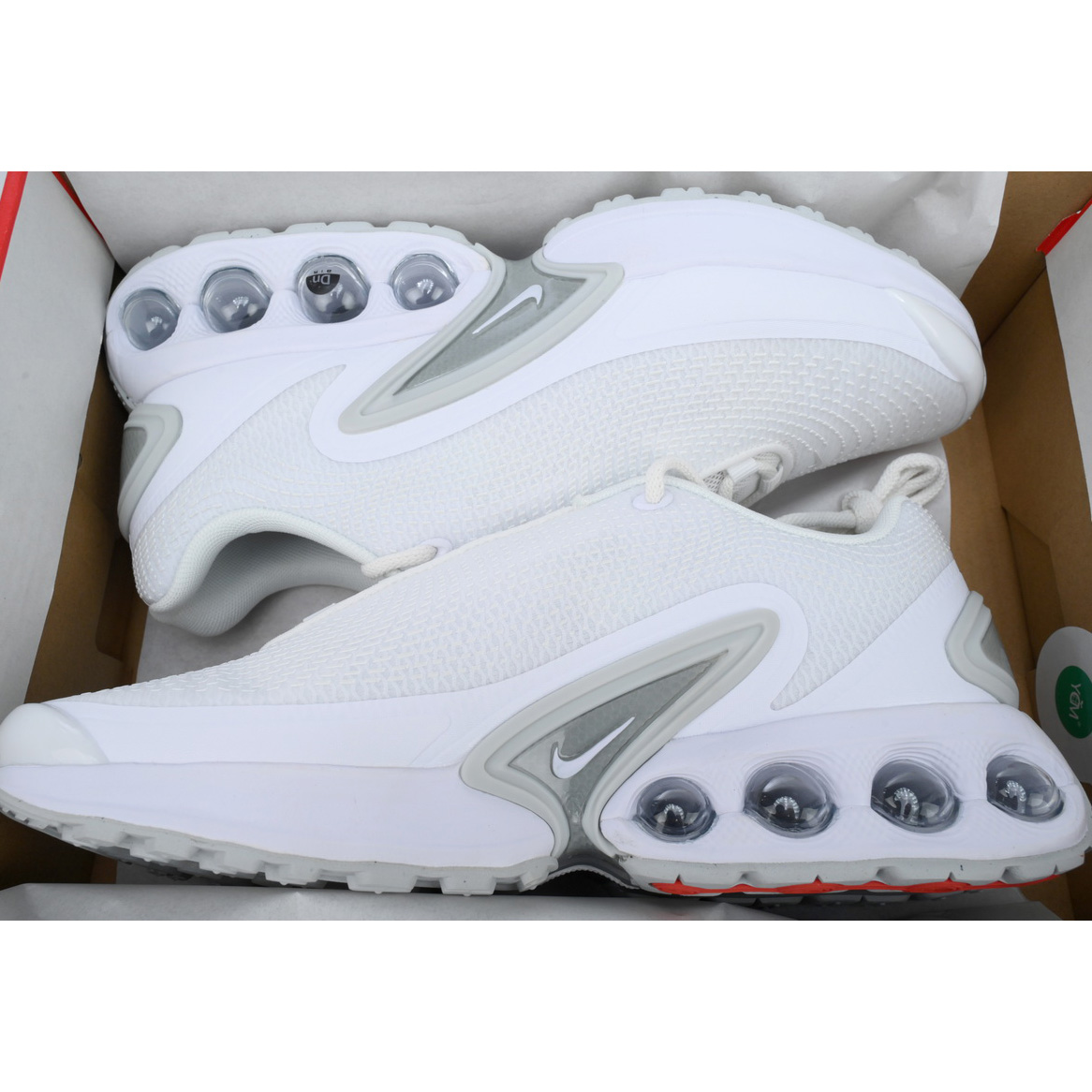 Air Max DN 'White Metallic Silver' Sneaker      DV3337-101  - DesignerGu