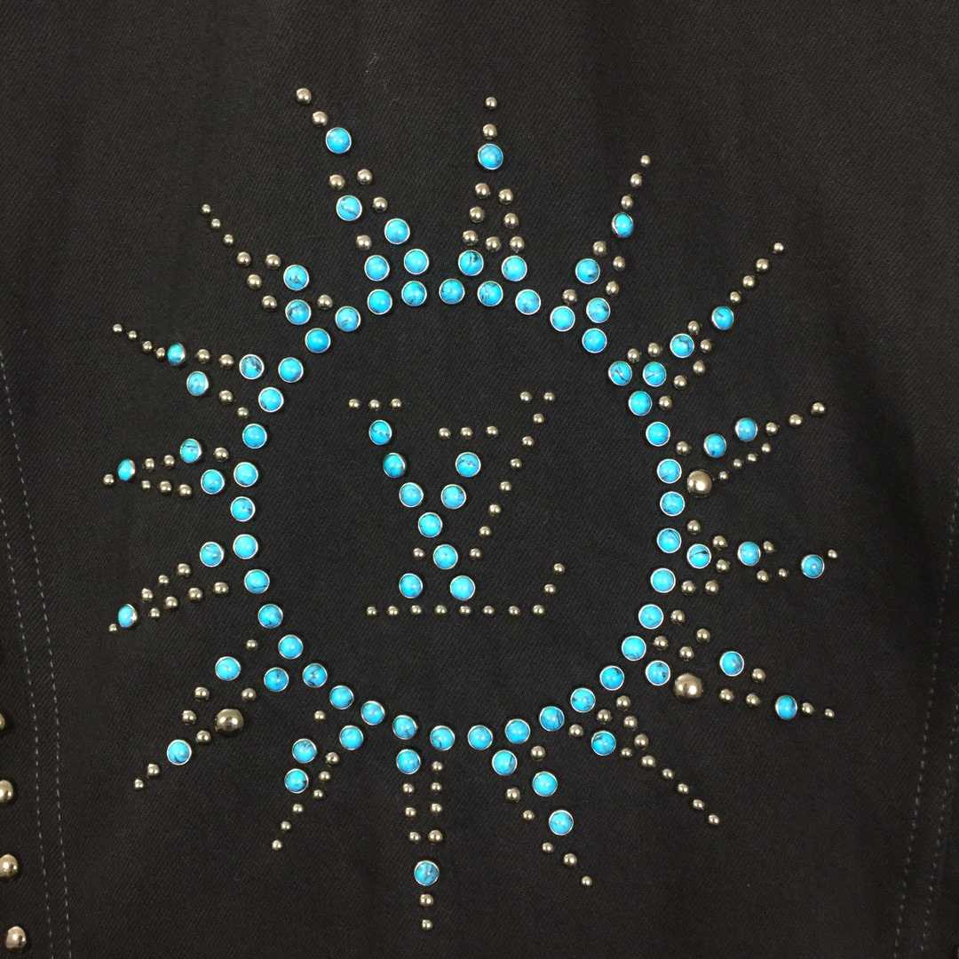 Louis Vuitton Embroidered Denim Jacket   1AFWX5 - DesignerGu