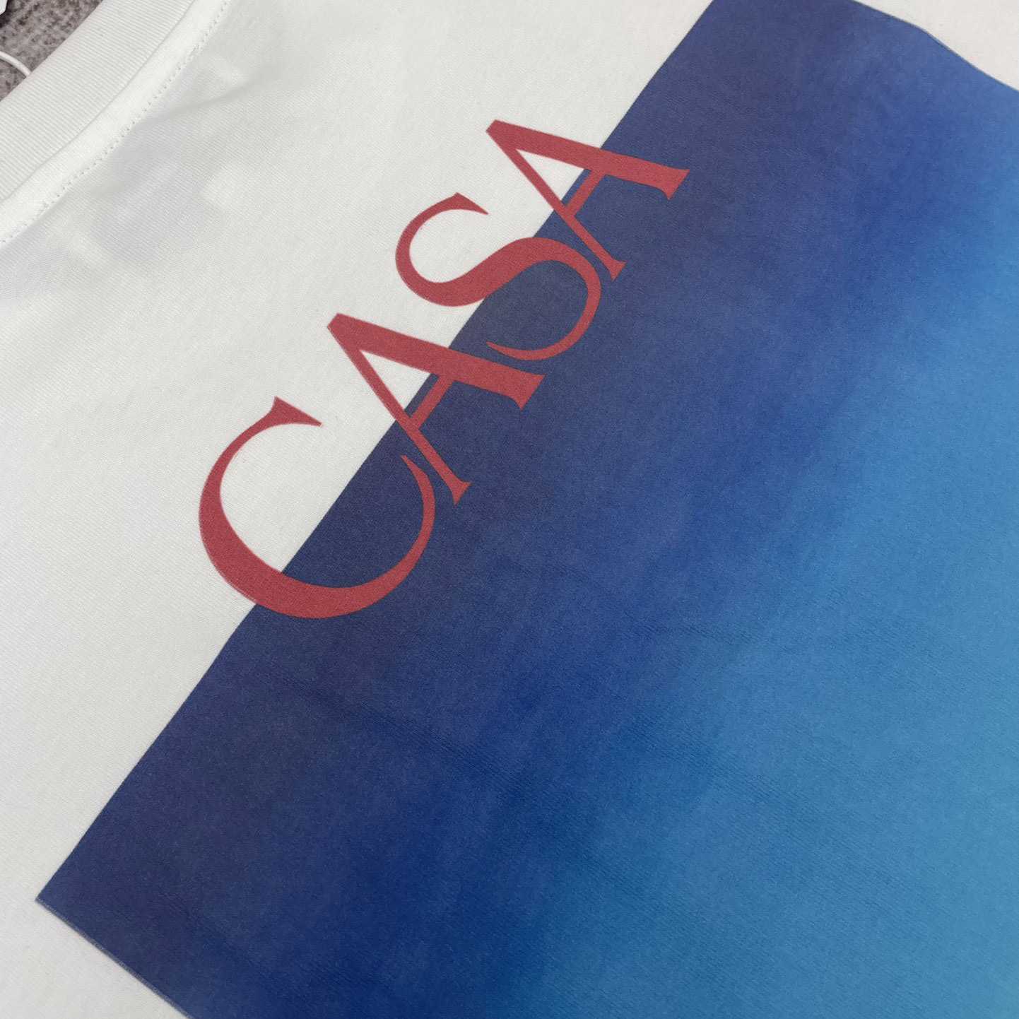 Casablanca Gradient Casa Logo T-shirt     C915 - DesignerGu