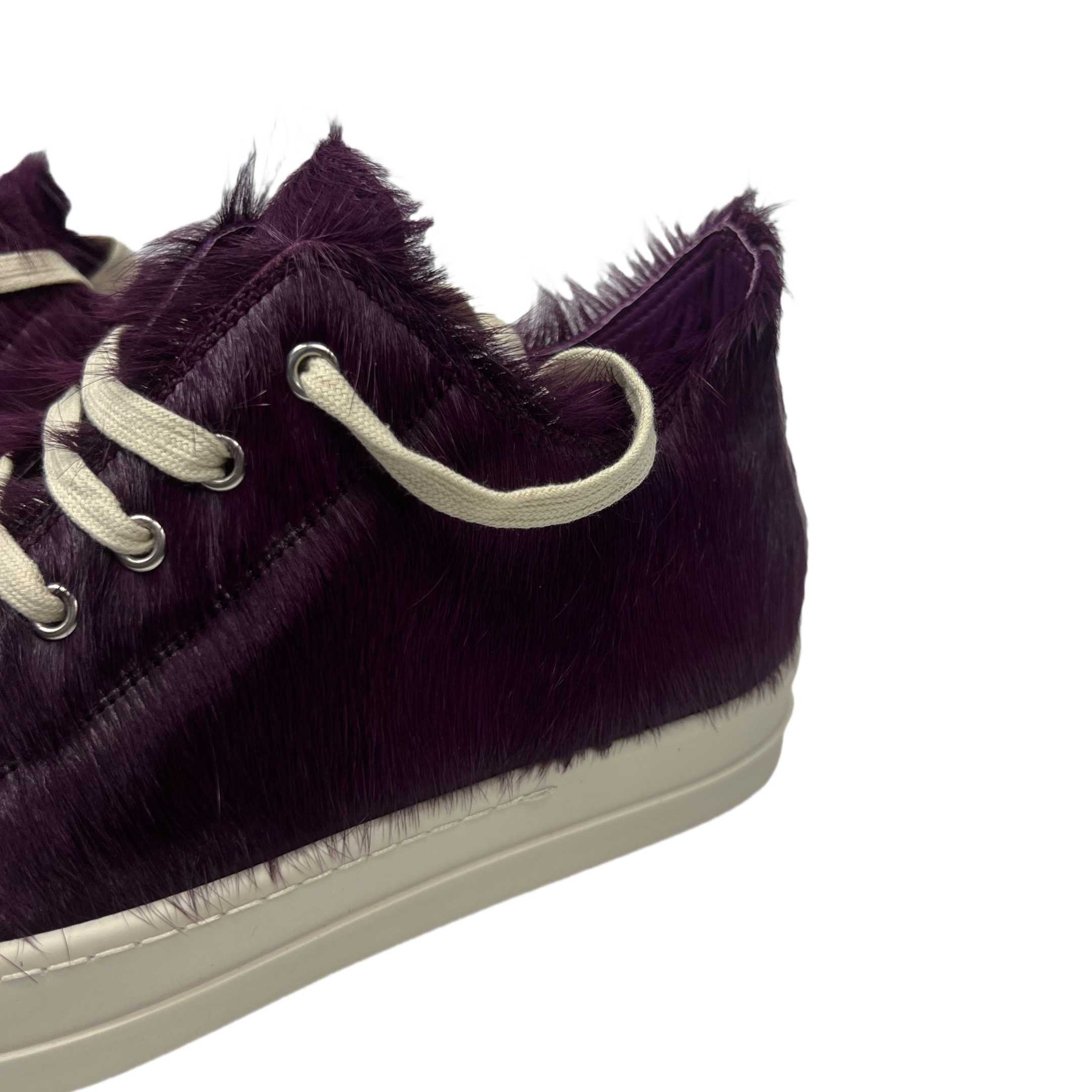 Rick Owens Luxor Low 'Amethyst Pony' Sneakers - DesignerGu